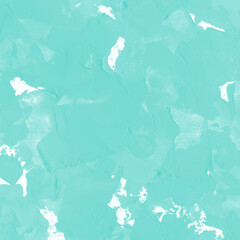 Fototapeta premium Modern contemporary acrylic background. Aqua texture made with a palette knife. Abstract painting on paper. Mess on the canvas.