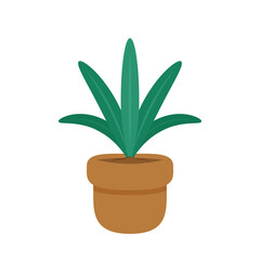 Plant pot vector. Green Plant in Pot vector.
