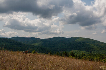 Obraz premium clouds over the mountains