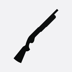 Gun icon. Weapon sign. Vector illustration