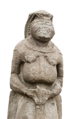 Fototapeta na wymiar scythian woman statue