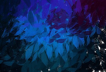 Dark Pink, Blue vector background with abstract shapes.