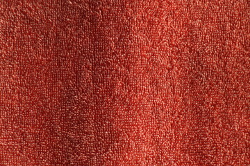 Red wool fabric texture surface background