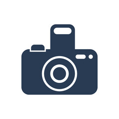 Camera Icon. Photography icon. Nature photography, geography, photo studio icon in vector illustration and flat style. 