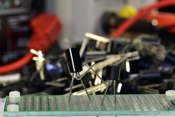 Fight between two low-power silicon transistors