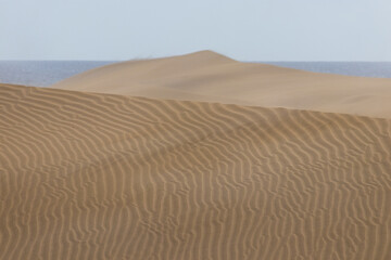 Maspalomas desert dunes Gran Canaria island Spain