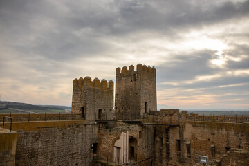 castle on a mountain
