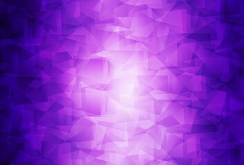 Light Purple, Pink vector polygonal background.