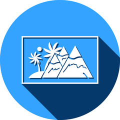 Obraz premium Camera Icon. Photography icon. Nature photography, geography, photo studio icon in vector illustration and flat style. 