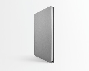 book cover gray angle