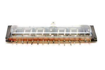 multi-digit vacuum luminescent digital indicator is designed to display information in the form of...