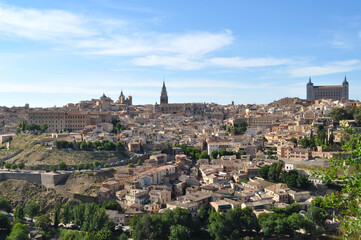 Fototapeta na wymiar Beautiful view of Toledo, Spain