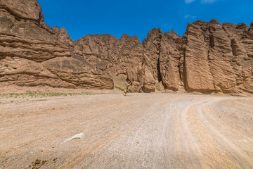 The Yellow River stone forest national geological park, Gansu Province, China