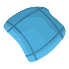 Cotton handkerchief icon. Cartoon of cotton handkerchief vector icon for web design isolated on white background