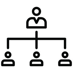 Organization icon for graphic design job application website report and other design job