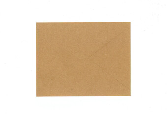 brown envelope isolated on white