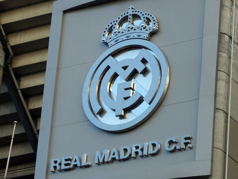 Madrid, Spain - December 18, 2016: Santiago Bernabeu Stadium, the home stadium of Real Madrid club since 1947.