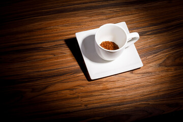 Kaffeetasse mit löslichem Kaffee