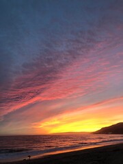 atardecer, cielo, nube, sol, anaranjada, amanecer, nube, naturaleza, rojo, mar, oceáno, playa,...