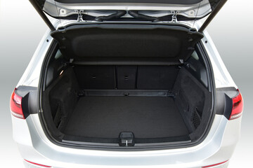 The trunk of a passenger car