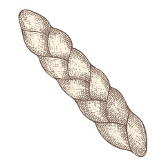 Bakery products. Vector hand drawn illustration. Vintage elements for labels, flayers and packaging design.