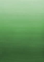 Green ink and watercolor texture on white paper background. Gradient paint strokes and decalcomania effect. Hand-painted gouache abstract image. Mess on the canvas.
