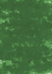 Green ink and watercolor texture on white paper background. Gradient paint strokes and decalcomania effect. Hand-painted gouache abstract image. Mess on the canvas.
