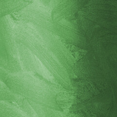 Green ink and watercolor texture on white paper background. Gradient paint strokes and decalcomania effect. Hand-painted gouache abstract image. Mess on the canvas.
