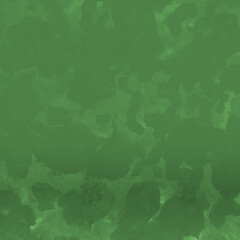 Green ink and watercolor texture on white paper background. Gradient paint strokes and decalcomania effect. Hand-painted gouache abstract image. Mess on the canvas.