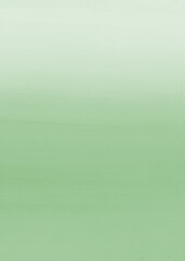 Green ink and watercolor texture on white paper background. Gradient paint strokes and decalcomania effect. Hand-painted gouache abstract image. Mess on the canvas.