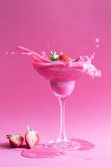 Strawberry smoothies