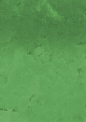 Green ink and watercolor texture on white paper background. Gradient paint strokes and decalcomania effect. Hand-painted gouache abstract image. Mess on the canvas.