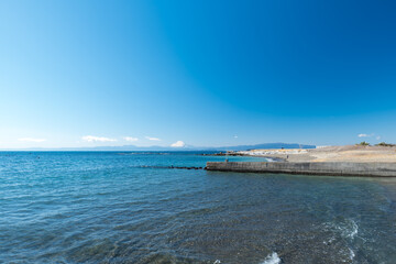 早春の葉山町　大早海岸の風景　2月