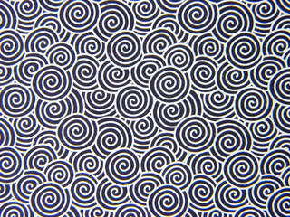 drawn patterns of different shapes as background