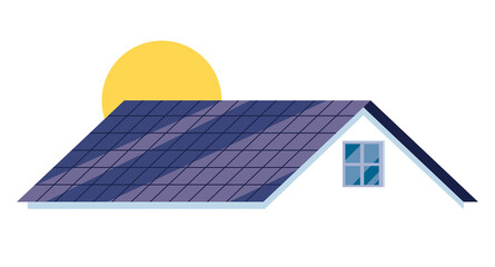 Solar roof symbol