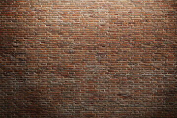 Rustic brick wall with copy space