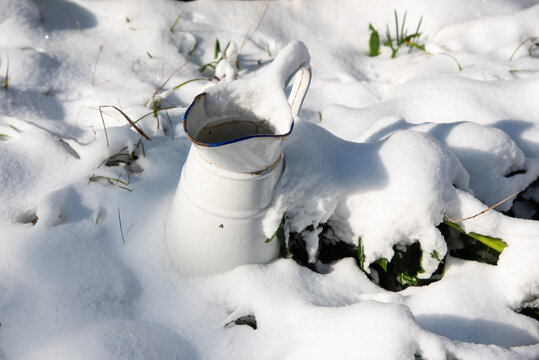 hiver neige pot emeil