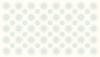Floral flower pattern on a white background Free Vector
