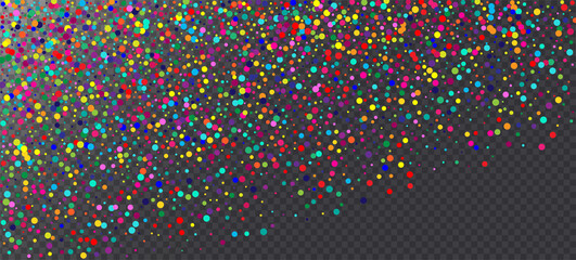 Rainbow Confetti Hipster Vector Background. © graficanto