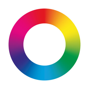 Vector color circle