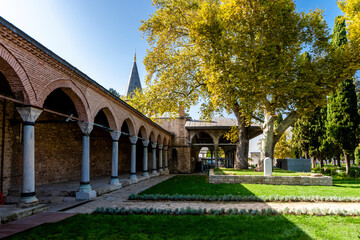Obraz premium The gate of felicity in Topkapi Palace. Topkapi Palace is populer tourist attraction in the Turkey.