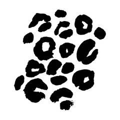 Fototapeta premium Vector Illustration of Leopard Print Seamless Pattern. Wild texture for Design, Website, Background, Banner. Jaguar Print Template. Leopards Dots Nature Wallpaper