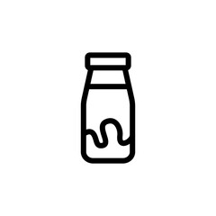 milk bottle icon vector design trendy