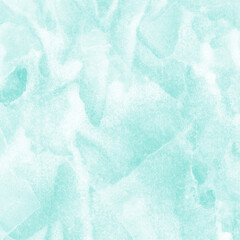 Aqua ink and watercolor texture on white paper background. Paint leaks and decalcomania effects. Hand-painted gouache abstract image. Mess on the canvas.