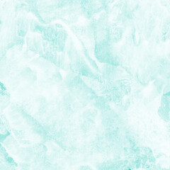 Aqua ink and watercolor texture on white paper background. Paint leaks and decalcomania effects. Hand-painted gouache abstract image. Mess on the canvas.