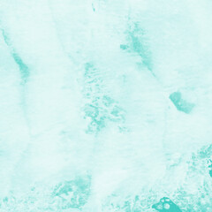 Aqua ink and watercolor texture on white paper background. Paint leaks and decalcomania effects. Hand-painted gouache abstract image. Mess on the canvas.