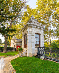 The fourth court view in Topkapi Palace. Topkapi Palace is popular tourist attraction in the Turkey.