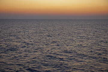 Meer in Abenddämmerung Aegäis, Griechenland