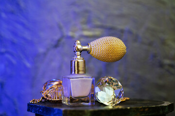 bottle and perfume