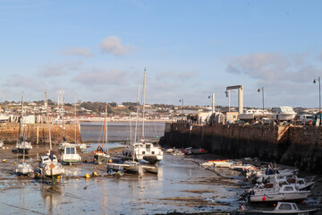 boats in harbor